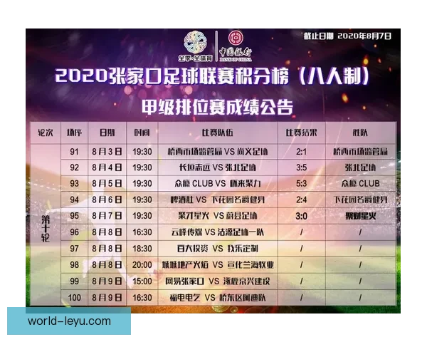 北京足球联赛最新积分榜全面解析及球队排名走势盘点